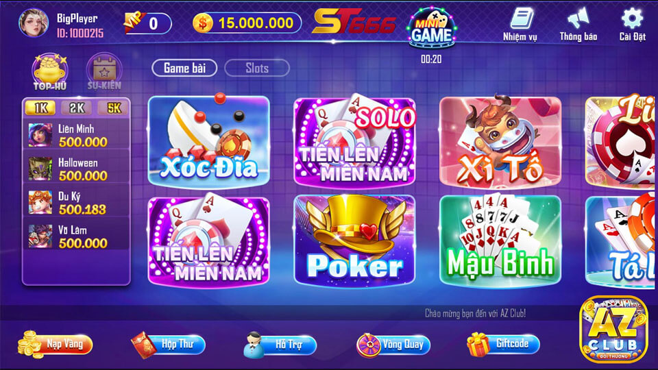 Game Bài Đổi Thưởng Thẻ Cào Tại ST6666 Casino Có Gì Hot? 2 Game đổi thẻ cào điện thoại tại ST666