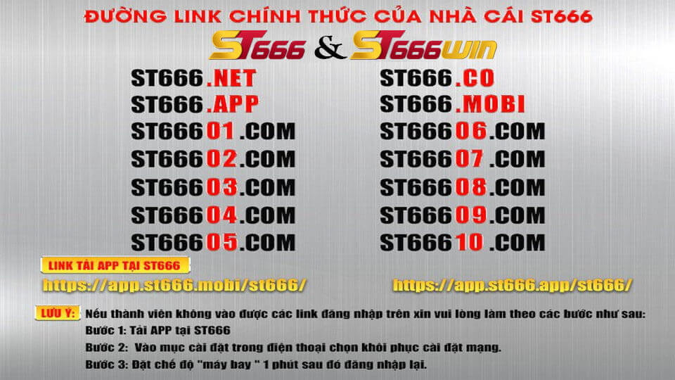 Hướng Dẫn Truy Cập Khi ST666 Bị Chặn Đơn Giản 2022 3 Tất cả link chính thống của nhà cái ST666 không bị chặn