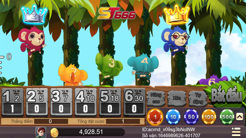 Cách chơi game khỉ leo cây tại ST666