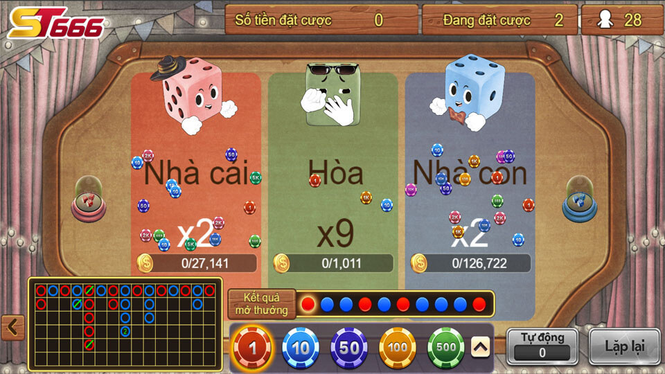 Game 3 con xúc xắc tại ST6666