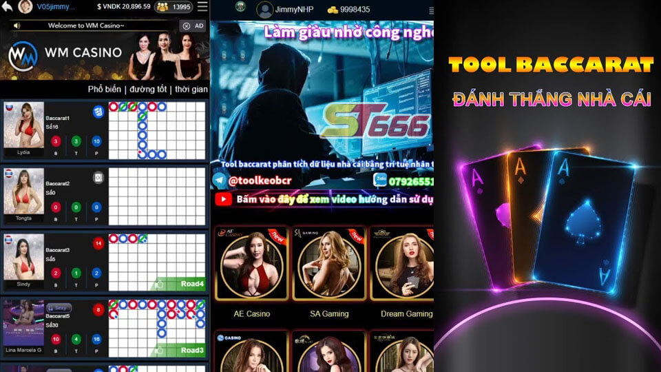 Một Số Phần Mềm Dự Đoán Baccarat Free Khi Chơi Tại ST666 2 Tải phần mềm hack baccarat tại đây