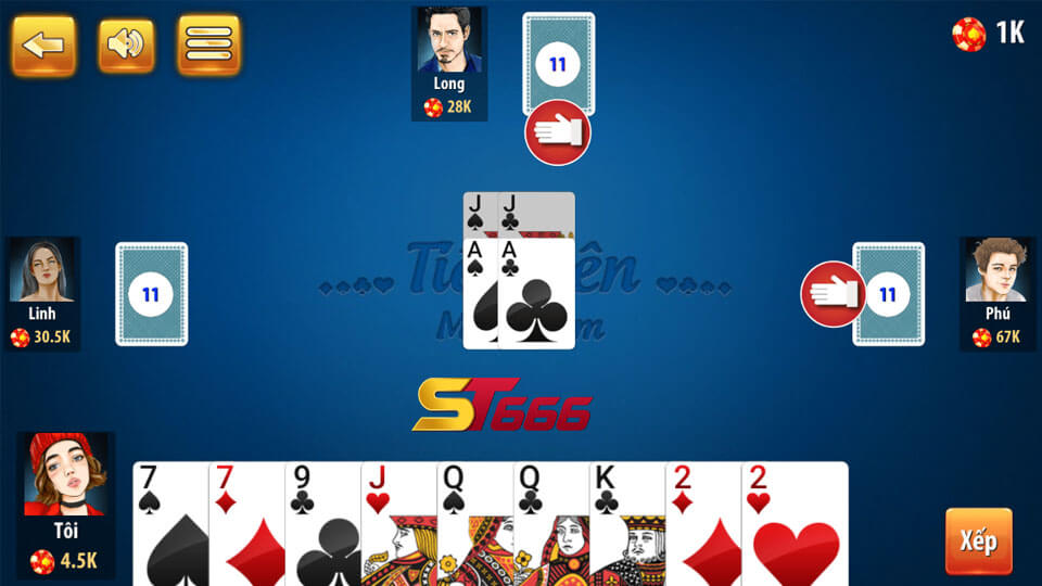 Cách Hack Tiến Lên Miền Nam Giúp Bạn Kiếm Tiền Cực Nhanh 1 Hack game tiến lên miền nam tại ST666vn