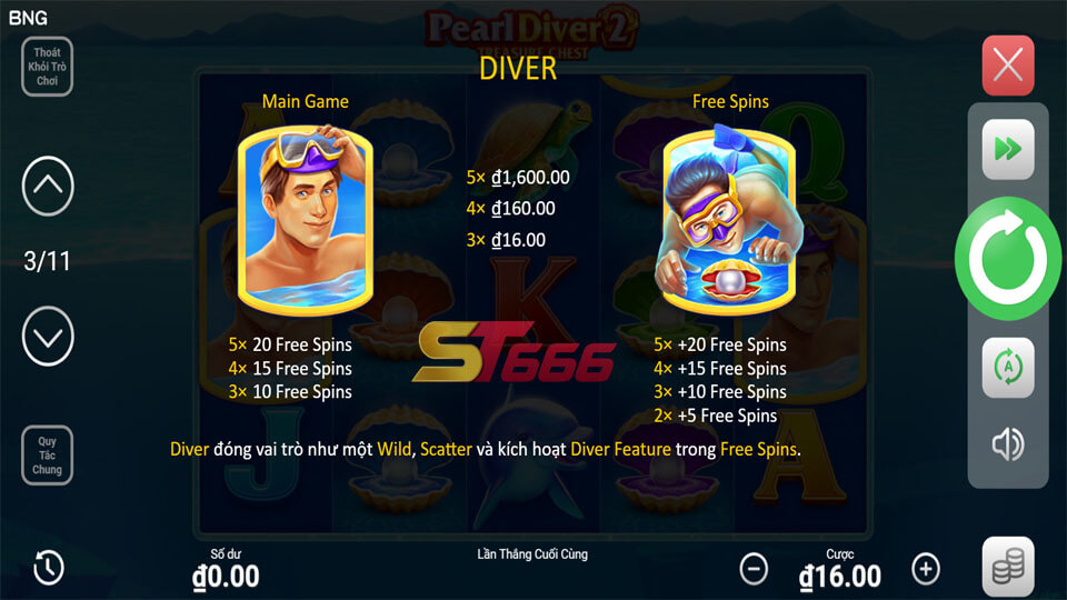 Pearl Diver 2 - Chơi Thử Miễn Phí Ngay Tại Nhà Cái ST666 4 Pearl Diver 2 St666 3