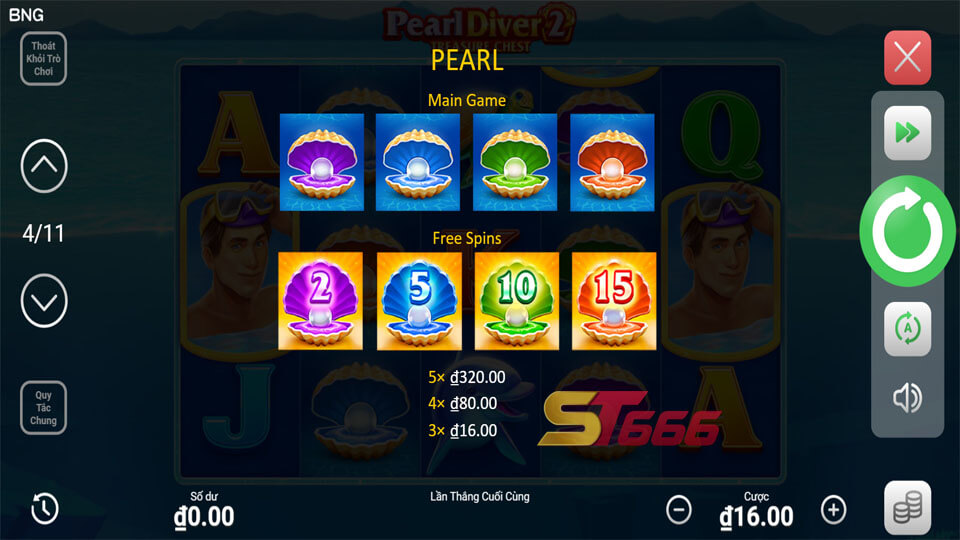 Pearl Diver 2 - Chơi Thử Miễn Phí Ngay Tại Nhà Cái ST666 5 Pearl Diver 2 St666 4