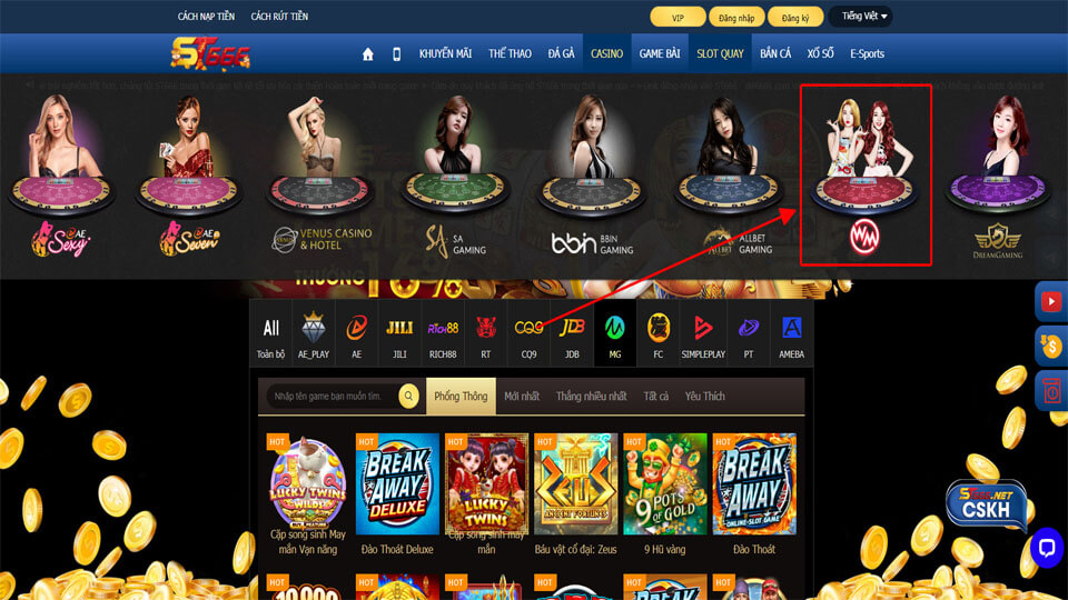 WM Gaming - Nơi Quy Tụ Đa Dạng Game Bài Nhất Hiện Nay 1 Wmgaming tại ST66