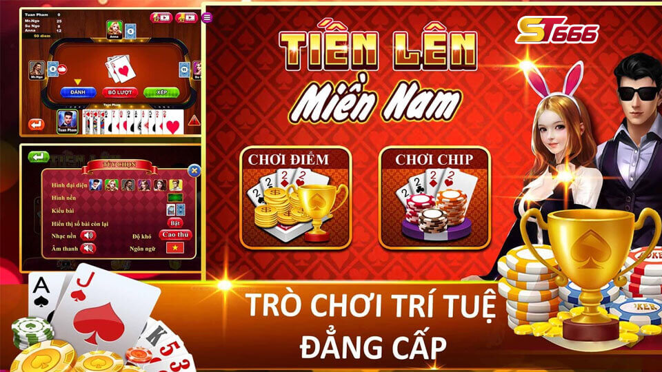 Tải game tiến lên miền nam về máy tính an toàn nhanh chóng ST666