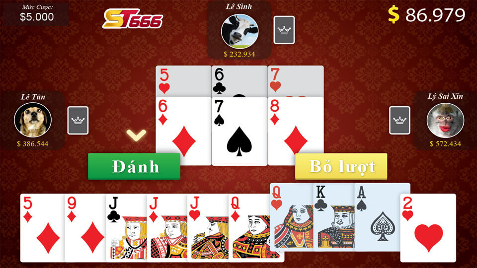 Tải game tiến lên miền nam về máy tính