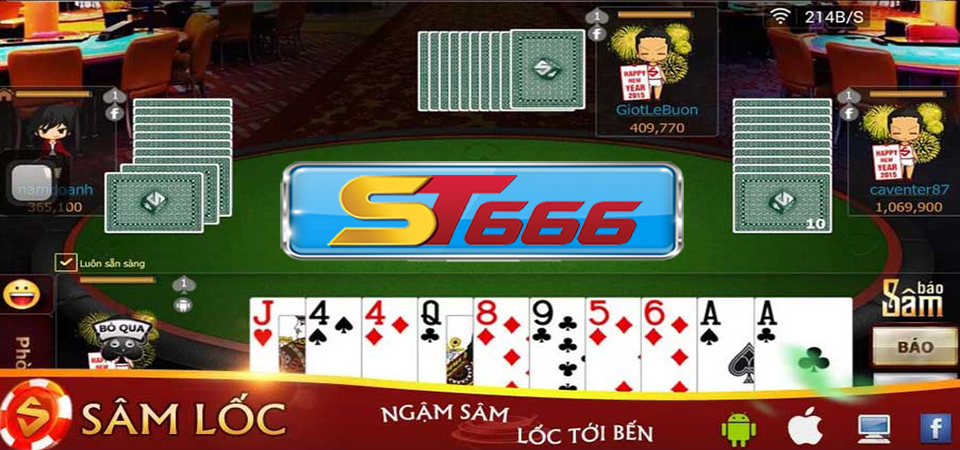Cách chơi sâm lốc online tại ST66