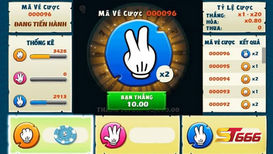 Những Điều Thú Vị Về Oẳn Tù Tì Online, Oẳn Tù Tì Mở Rộng 2 Oẳn tù tì phiên bản mở rộng tại ST6666