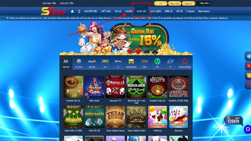 Tìm Hiểu Game Bài Là Gì? Địa Chỉ Chơi Game Online Uy Tín 2022 1 Game bài đổi thưởng tại ST666