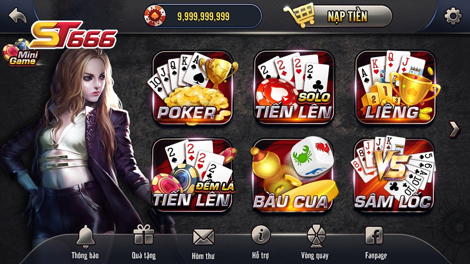 Game đánh bài sinh tử st6666