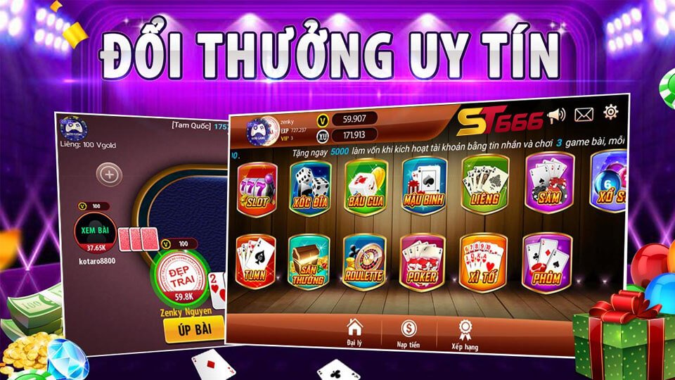 Giới Thiệu Sảnh Game Bài Đổi Thưởng Tại Thiên Đường ST666