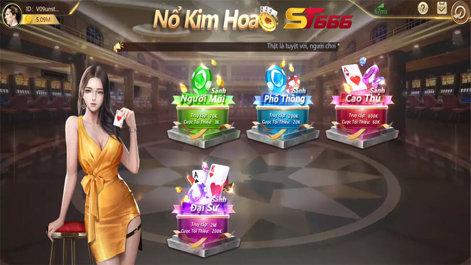 Bíp Kíp Chơi Nổ Kim Hoa Ăn Đậm, Thắng Bộn Tiền Tại ST666