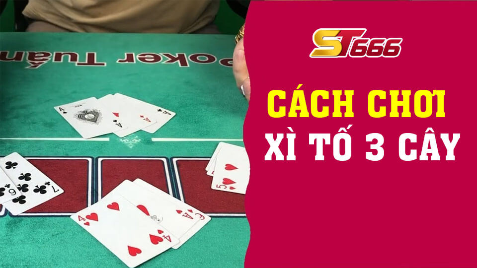 Cách Chơi Xì Tố 3 Cây Dễ Hiểu Cho Người Mới Bắt Đầu