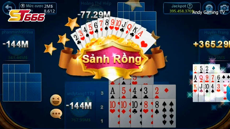 Sảnh rồng là gì? Quy tắc áp dụng khi chơi sảnh rồng 2 Sảnh rồng trong game bài tiến lên miền Bắctlmb st666